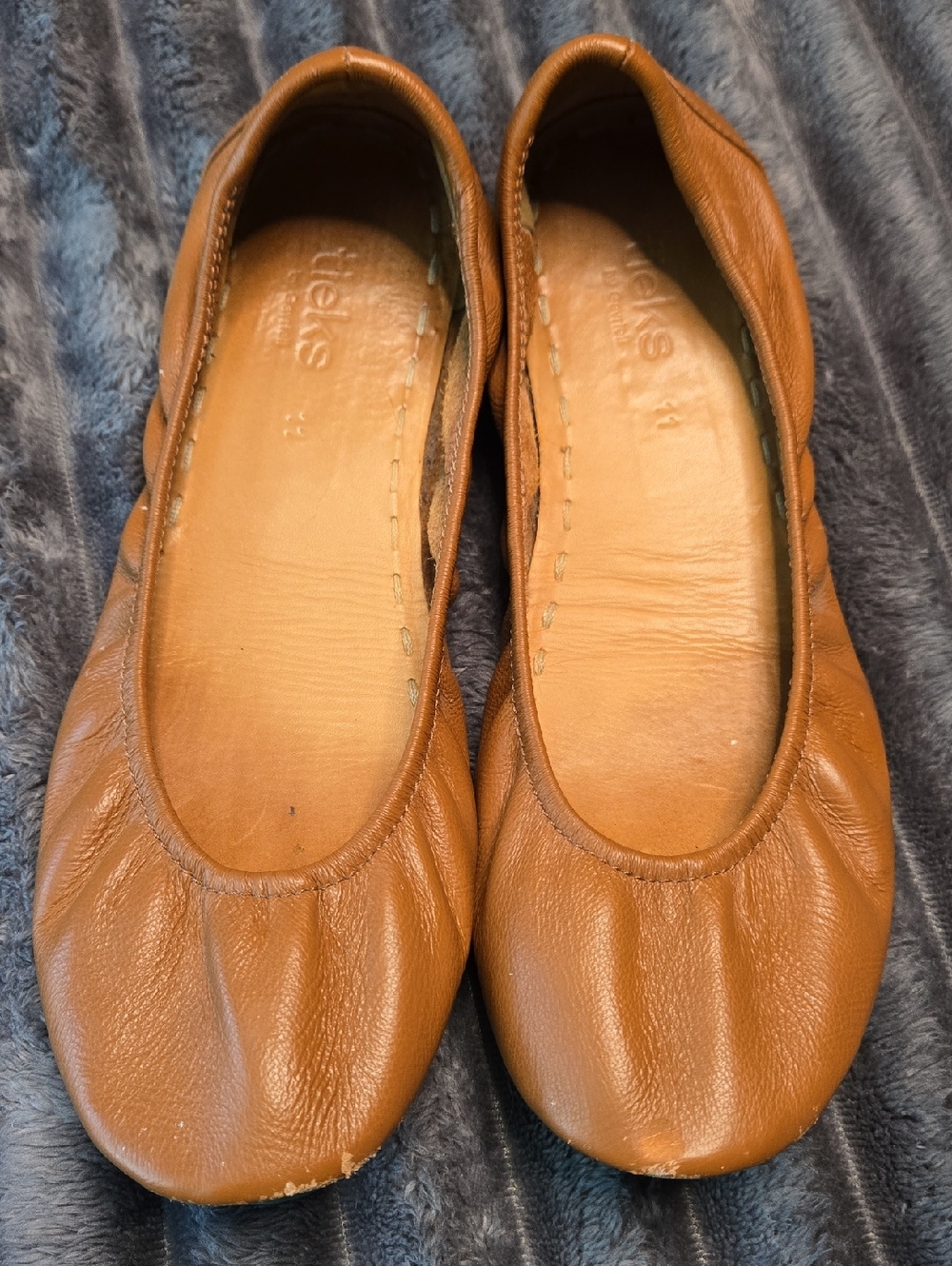 Tieks Classic Women's Tan Ballet Flats - Slip-On Comfort - Picture 5 of 5